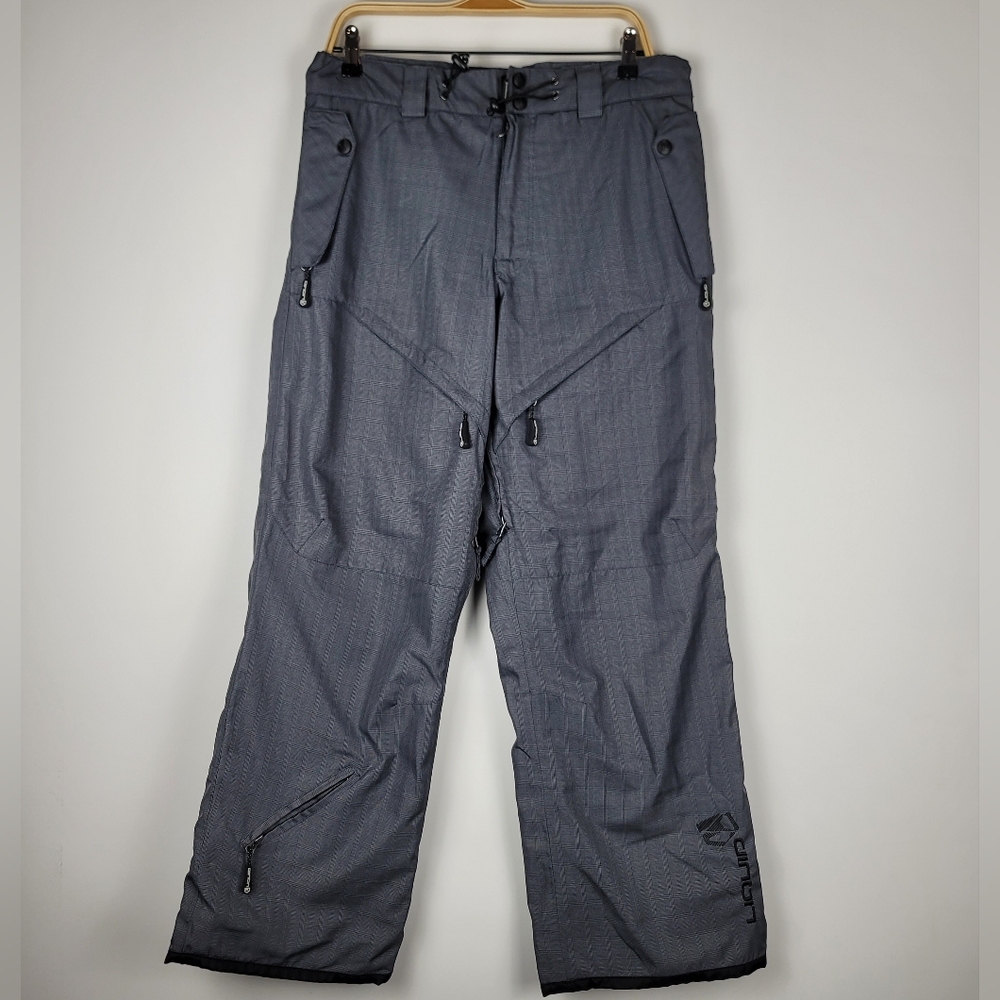 Liquid Venture gray snowboarding pants size medium